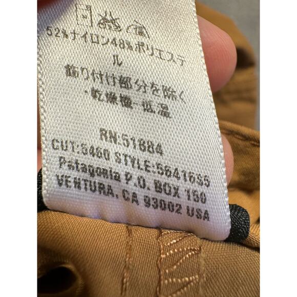 Patagonia Hiking Cargo Pant Women’s Size 12 Cropped Brown Drawstring Hem Vintage - Picture 4 of 16